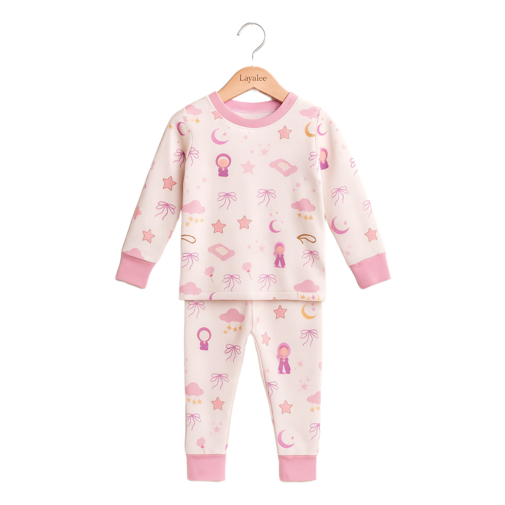 Rosé Dhikr - Bamboo Toddler Pajama | Layalee