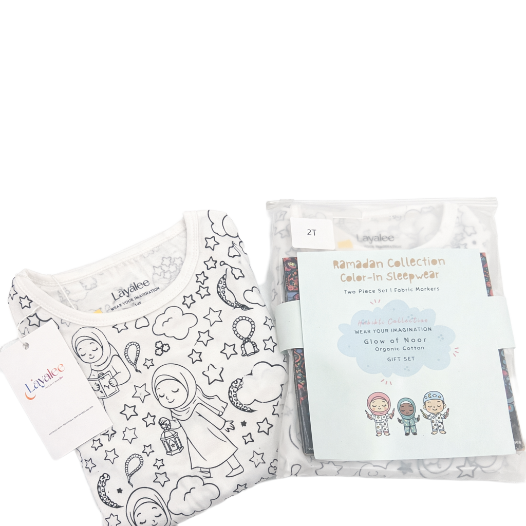 Glow of Noor — Color-In Pajama Set | Layalee