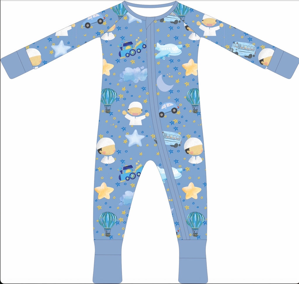 Sama Voyage Baby Footed One-Piece | Layalee