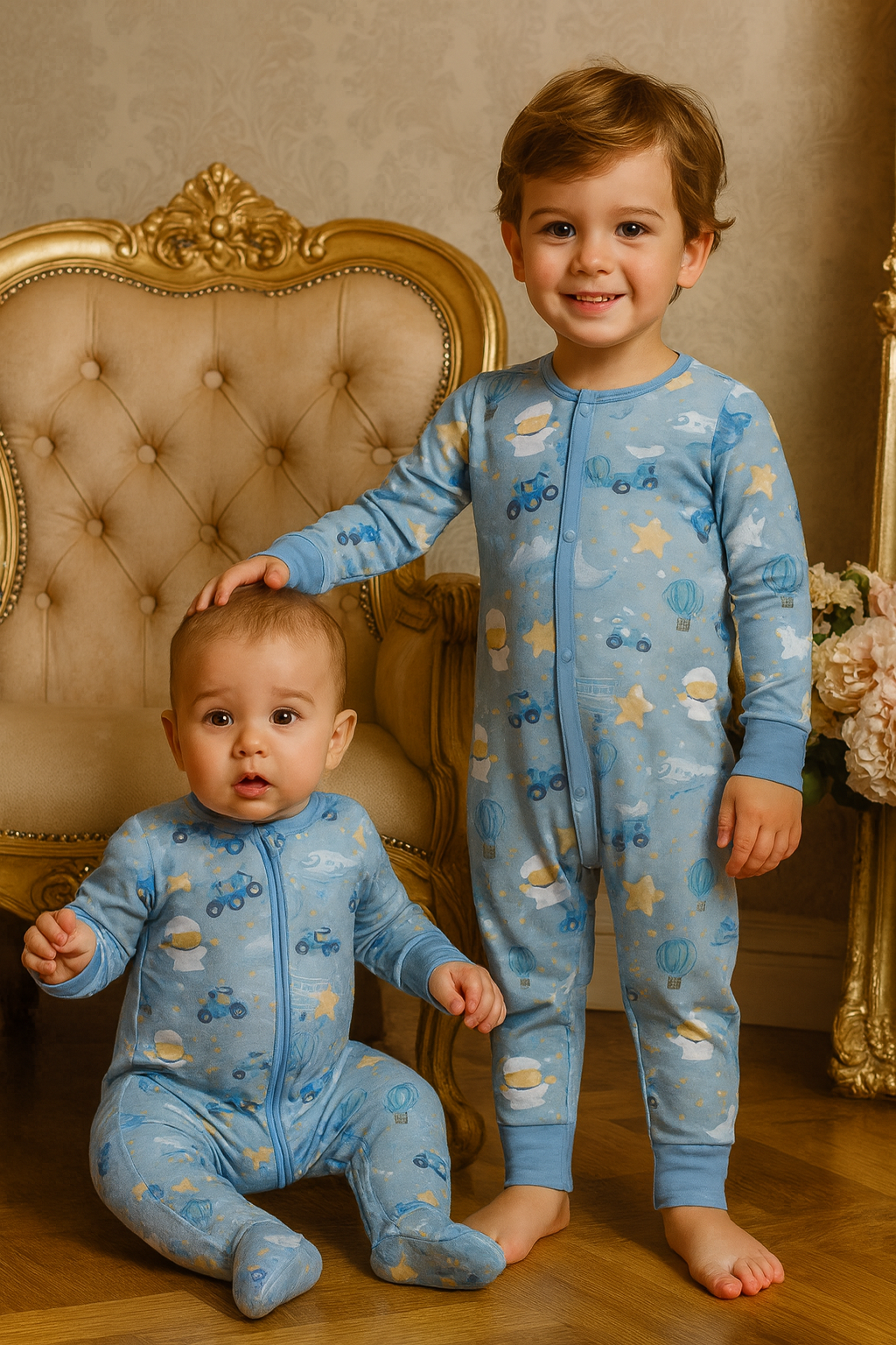 Sama Voyage Baby Footed One-Piece | Layalee