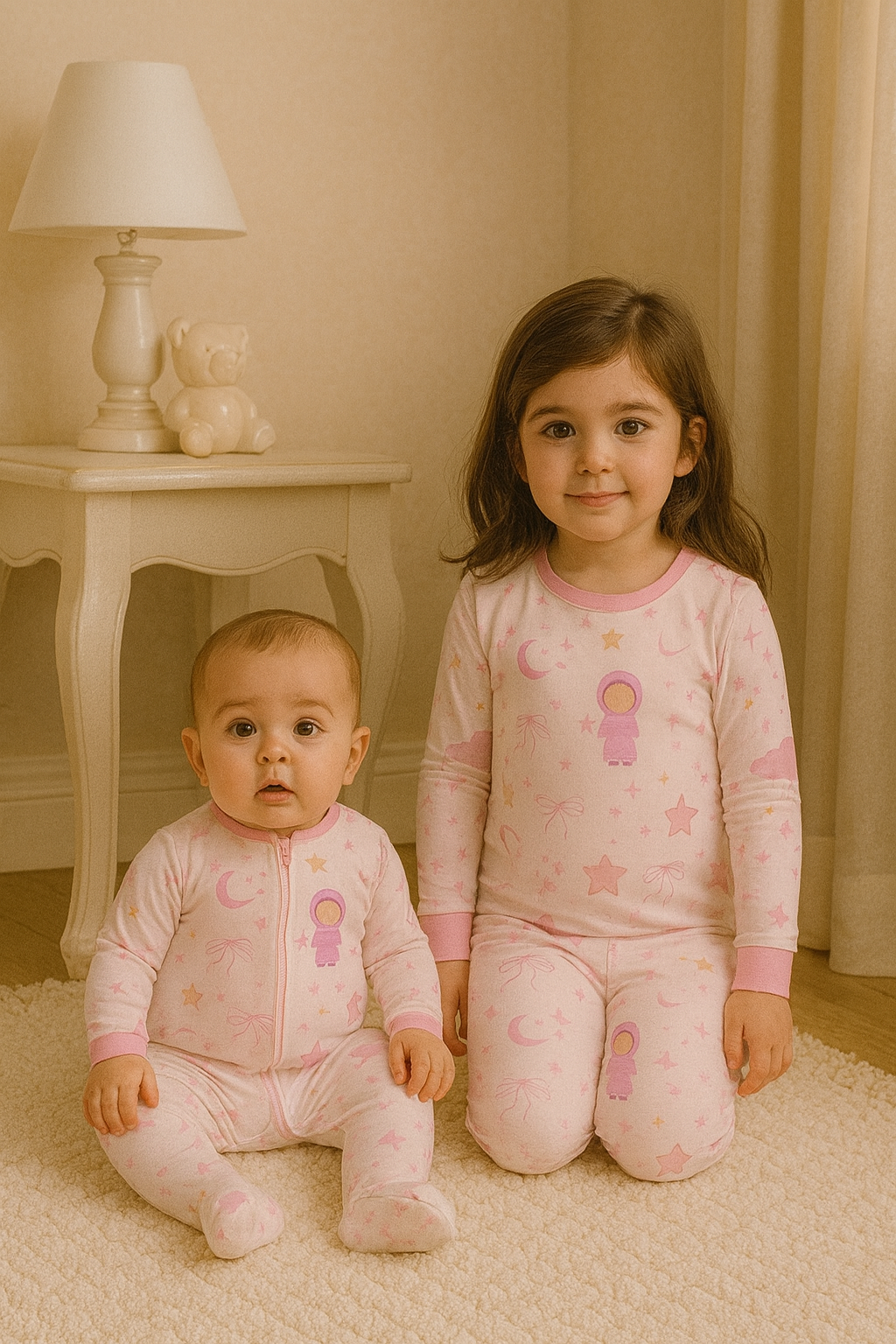 Rosé Dhikr Two-Piece Pajama Set| Layalee